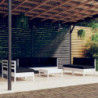 8-tlg. Garten-Lounge-Set mit Kissen Kiefer Massivholz