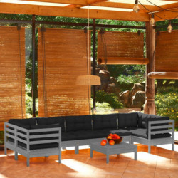 8-tlg. Garten-Lounge-Set...