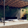9-tlg. Garten-Lounge-Set mit Kissen Kiefer Massivholz