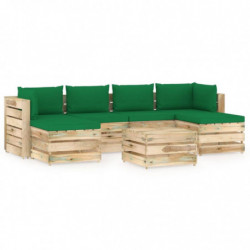 7-tlg. Garten-Lounge-Set...