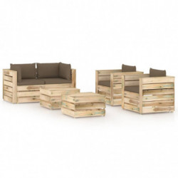 6-tlg. Garten-Lounge-Set...