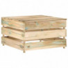 6-tlg. Garten-Lounge-Set mit Kissen Grün Imprägniertes Holz