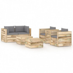 6-tlg. Garten-Lounge-Set...