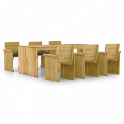7-tlg. Garten-Essgruppe mit...