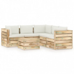 6-tlg. Garten-Lounge-Set...