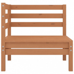 13-tlg. Garten-Lounge-Set Honigbraun Massivholz Kiefer