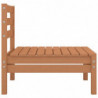 13-tlg. Garten-Lounge-Set Honigbraun Massivholz Kiefer