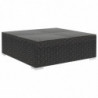 8-tlg. Garten-Lounge-Set Pauline mit Auflagen Poly Rattan Schwarz
