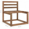 10-tlg. Garten-Lounge-Set mit Taupe Kissen