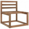 9-tlg. Garten-Lounge-Set mit Anthrazit Kissen