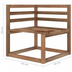 9-tlg. Garten-Lounge-Set mit Kissen Anthrazit