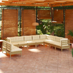 10-tlg. Garten-Lounge-Set...
