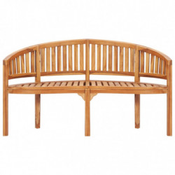 4-tlg. Garten-Lounge-Set Massivholz Teak