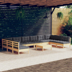 11-tlg. Garten-Lounge-Set...