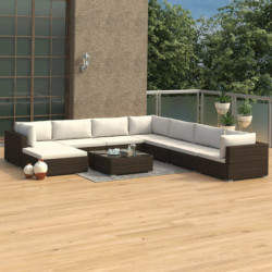 9-tlg. Garten-Lounge-Set...