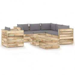 8-tlg. Garten-Lounge-Set...