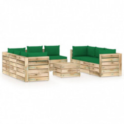 9-tlg. Garten-Lounge-Set...