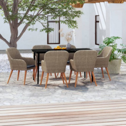 7-tlg. Garten-Essgruppe mit...