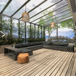 11-tlg. Garten-Lounge-Set...