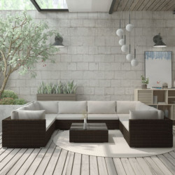 9-tlg. Garten-Lounge-Set...