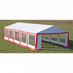 Partyzelt 10 x 5 m Rot