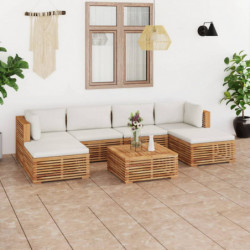 7-tlg. Garten-Lounge-Set...