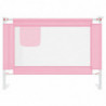 Kleinkind-Bettschutzgitter Rosa 90x25 cm Stoff