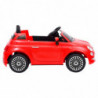 Kinder-Elektroauto Fiat 500 Rot