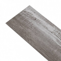 PVC-Laminat-Dielen 5,02 m² 2 mm Selbstklebend Mattbraun Holz