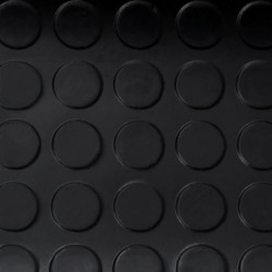 Gummi-Bodenmatte Antirutschmatte mit Punkten 5 x 1 m