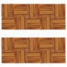 Terrassenfliesen 20er Set Vertikales Muster 30 x 30 cm Akazie