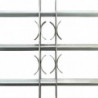 Fenstergitter Verstellbar mit 3 Querstäben 1000-1500 mm