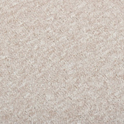 Teppichfliesen 20 Stk. 5 m² 50x50 cm Hellbeige