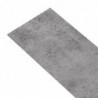 146559 PVC Flooring Planks 5,02 m² 2 mm Self-adhesive Cement Brown