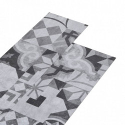 146561 PVC Flooring Planks 5,02 m² 2 mm Self-adhesive Grey Pattern