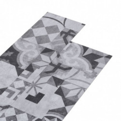 PVC-Laminat-Dielen 4,46 m² 3 mm Selbstklebend Grau Muster