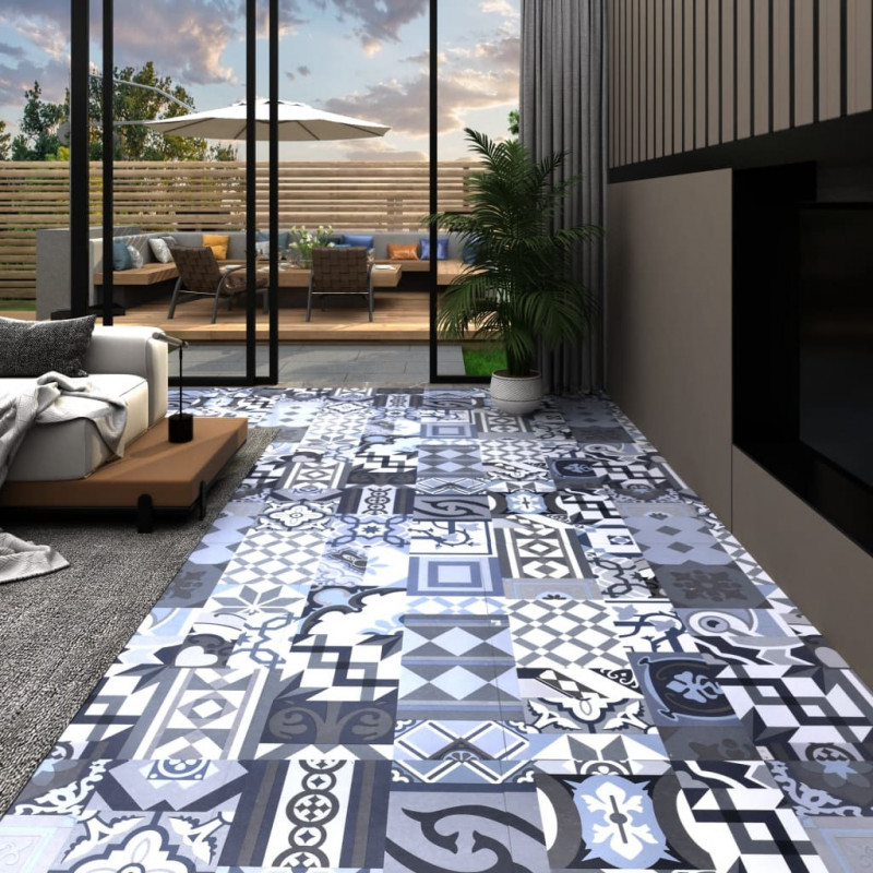 PVC-Laminat-Dielen Selbstklebend 5,11 m² Buntes Muster