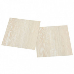 PVC-Fliesen Selbstklebend 55 Stk. 5,11 m² Beige