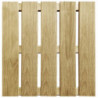 Terrassendielen 6 Stk. 50×50 cm Holz Grün