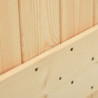 Schiebetür mit Beschlag 80x210 cm Kiefer Massivholz