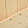 Schiebetür mit Beschlag 100x210 cm Kiefer Massivholz
