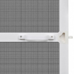Insektenschutz mit Scharnieren für Türen 100x215 cm Weiß