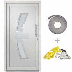 3057565 Front Door White 88x200 cm (147142+203899)