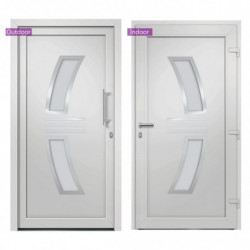 3057565 Front Door White 88x200 cm (147142+203899)