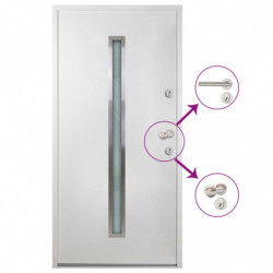 Haustür Aluminium Weiß...