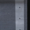 Gitter-Abdeckplanen 2 Stk. 260 g/m² 1,5x10 m Weiß