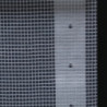 Gitter-Abdeckplanen 2 Stk. 260 g/m² 2x2 m Weiß