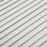 Lamellentüren 4 Stk. Massivholz Kiefer Weiß 61,5x59,4 cm