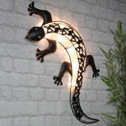 HI LED-Solar-Außenwandleuchte Gecko