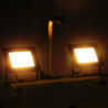 LED-Fluter mit Handgriff 2x50 W Warmweiß
